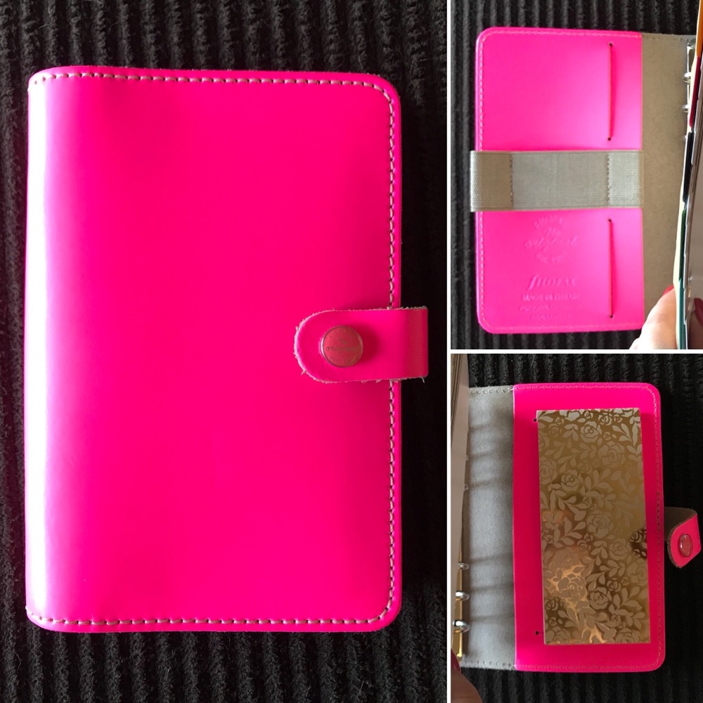 Fleuro FiloFax used. Personal size. NO TRADES